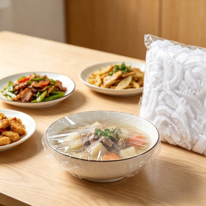 Disposable plastic wrap