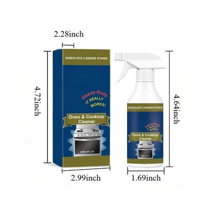 Oven stove cleaning spray