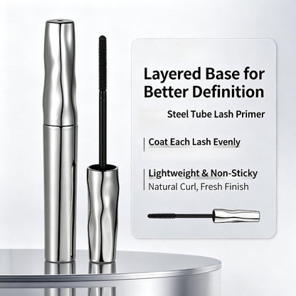 Steel tube mascara base