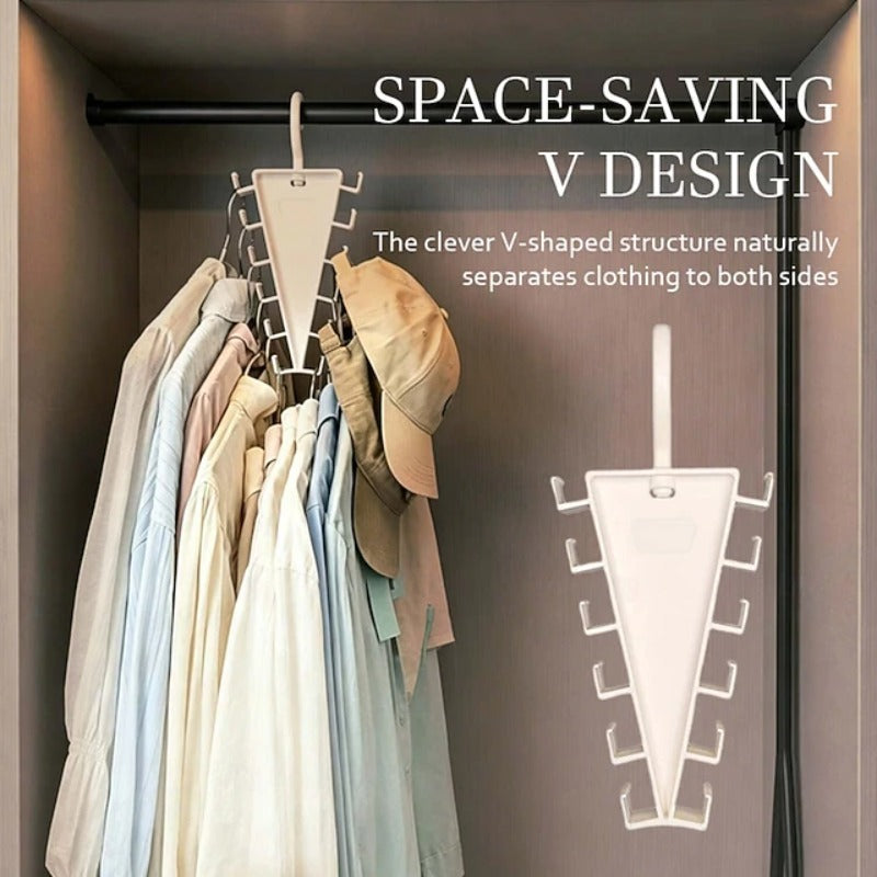 V-shaped double-sided hanger