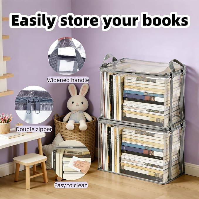 Desktop transparent storage box
