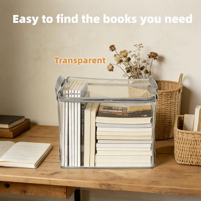 Desktop transparent storage box