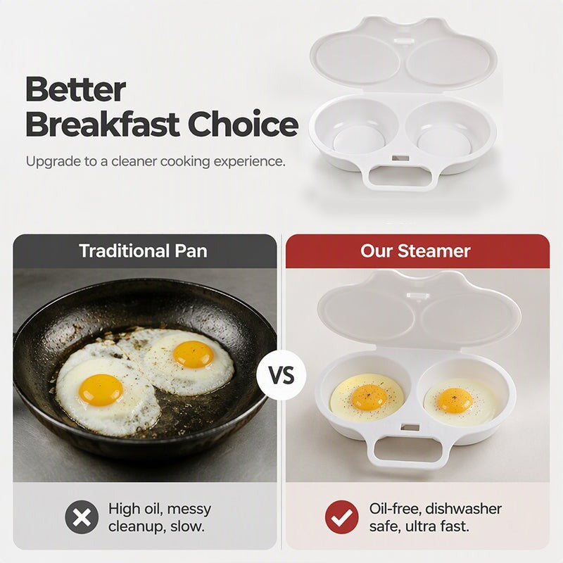 Microwave Egg Steamer Mold