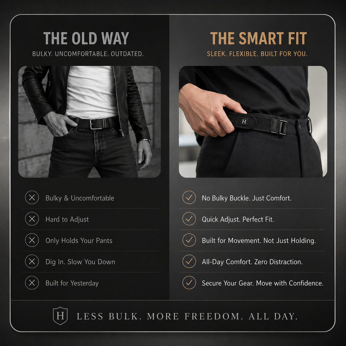 Iron Hook Elastic Waistband Buckle Adjustable